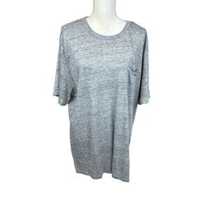 Rag & Bone Owen Linen Tee, size XXL, marled, 100% linen, classic, NWT, dressy